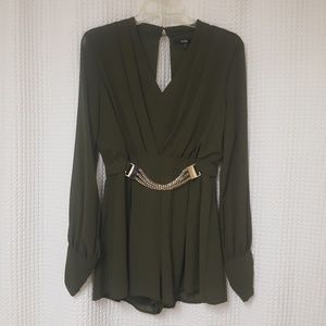 LAST CHANCE Army green romper